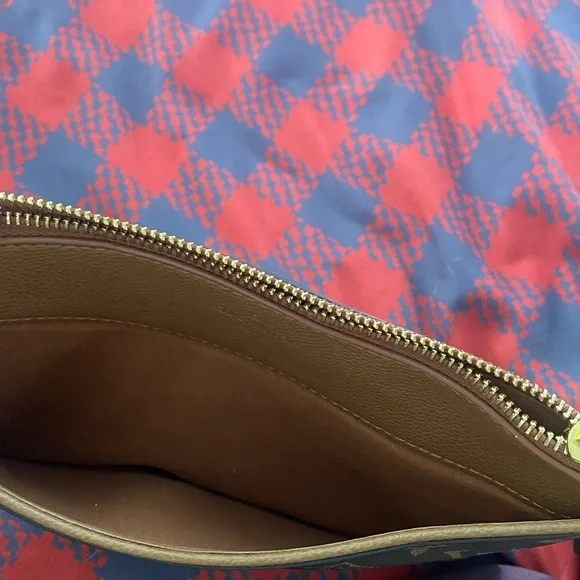 Designer Monogram Pouch wristlet wallet - Picture 5 of 9